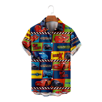 Dječaci casual gumb niz havajske košulje Redovna fit ljetna bluza za teen i odrasla osoba