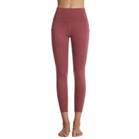 Vedolay joga pantske pamučne pantalone, ljetna casual širokog nogu labava stanja joge za žene, crvene