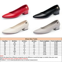Lumento dame pumpe klizne na pete pokazivane cipele za prste cipele udobne ručne pumpe za zabavu moda