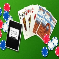 Arches Nacionalni park, Utah, delikatni luk, dnevna scena, lampionska preša, premium igraće karte, kartonski paluba s jokerima, USA