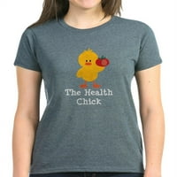 Cafepress - Health Chick - Ženska tamna majica