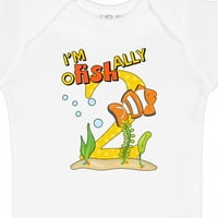 Inktastic Ja sam O-Fish-Ally dvoslika coute clownfish drugi rođendan poklon dječaka ili dječje djece