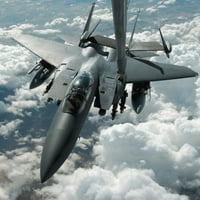 F- E Strike Eagle prima gorivo iz KC- Extenderskog plakata ispisa StockTrek Images