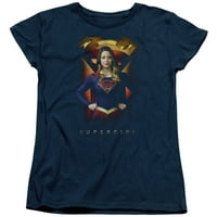 Supergirl - Stojeći simbol - Ženska majica kratkih rukava - srednja