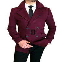 Muška zimska topla jakna dugih rukava kaput reverl graška kaputi casual prekrivači formalno odijelo