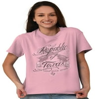 Republic Texas Lone Star State Suvenir Ženska grafička majica Tees Brisco Brends