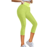 Mrat Yoga Capris Hlače Petite hlače za uredske dame Stretch Yoga Tajice Fitness Trčanje Teretana Sportski