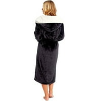Pidžame za žene Žene Zimska plišana produžena šal za ogrtač Početna Odjeća s dugim rukavima Robe Coral