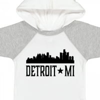Inktastic Detroit Michigan City Skyline Poklon Baby Boy ili Baby Girl Bodysuit