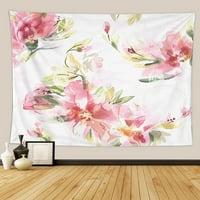 Jedinstvena cvjetna tapiserija visokokvalitetna viseća tapiserije viseće za kuću, spavaću sobu, radno