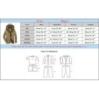 Muška jesenina i zimska modni povremeni patentni patentni patch patch džep plus baršunasti pamučni jakni