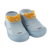 Daeful baby papuče predračuju čarape prvo hodanje s čarape za pješačenje, lagana gumena potplata za