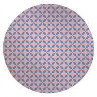 Starr ružičasta i plava u zatvorenom podnom prostirku Kavka dizajna