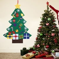 Osjećao se božićno drvlo osjećao božićno stablo, zidni ukrasi, filc cvijeće stablo kit djeca osjetili božićne stablo prozor za vratara vrata b, tip c