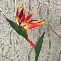 Fuwaxung Dužina glave Real Touch lažna plastična tropska ptica rajskog cvijeta, umjetni svileni dugi