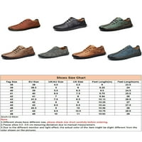 Muškarci Natikači kožne cipele Ležerne prilike čipke Up stanovi Muške poslovne cipele Vožnja ručnom