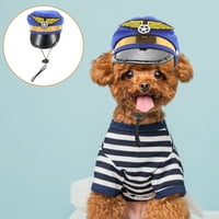 Šešir pse ljubimac kapetan mačka pilot cosplay cap party kostim spoof mornar haljina maštovita šešir