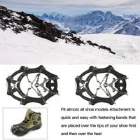 1111fouron 12-zubne klizalice protiv klizanja na ledu za cipele šiljci Pješačenje Pješačenje penjanje