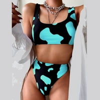 Bikini Print Beachward Push up kupaće kostime Ženska krava set brazilski kupaći kostimi s kupaćim kostimima