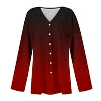 Lydiaunistar vrijeme i trube zime za žene za čišćenje prodaje Ženski dugi rukav modni casual udobne kostirajuće bluze