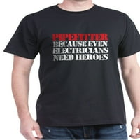 Cafepress - Pipefitter Električni heroji majica - pamučna majica