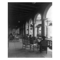 Foto: Gosti koji sjede na kolonijadi, Antlers Hotel, Colorado Springs, El Paso Co., CO