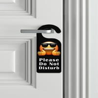 Ne ometajte znak vješalica za udar vrata - cool smijeh emoji