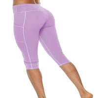 Niveer žene Capri Yoga Pant visoki struk Trgovinski upravljač Hip Active Wropped Cardicks za vježbanje