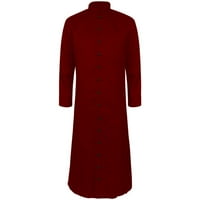 Gathrrgyp ženski kaput Plus veličina $ dugi rukavi, muškarci i žene retro uloga-reprodukcijski kaput