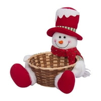 Candy Basket Santa Snowman Basket Desktop ukrasi Božićni ukrasi