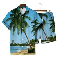 Muške hlače Ravne fit grafičke vrhove Havajska majica Havajska odjeća za plažu Havajska odjeća za plažu