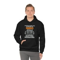 Gurajte vas ispred zombija Save Skottish Deerhound unise hoodie S-5XL