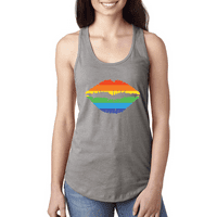 Rainbow usne cool slatki LGBT ponos ženski trkački rezervoar