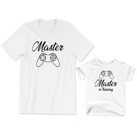 Master i Master u treningu Smiješne utakmice Gaming Majice Muška dječja majica za mlade Djeca Baby