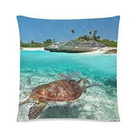 Morska kornjača baca jastučni jastuk za jastuk jastuk COUVER