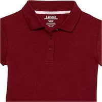 Burgundija Devojke Školska jednolična majica s kratkim rukavima, SAD 8-10
