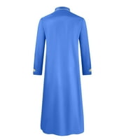 Vivianyo HD zimski kaputi za muškarce čišćenje Muški muslimanski ogrtač Arab Srednji ogrtač Slim Fit