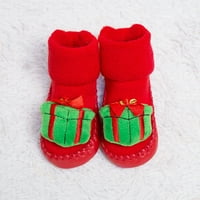 Sdjma Christmas Newborn Baby Girls Boys 3D crtane čarape protiv klizanja