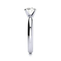 Superjeweler Carat Lab Grown Diamond Solitaire Prsten u sterlingu srebra za žene