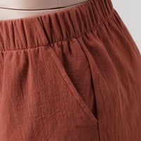 Ženski struk Ljeto High Hots Pamučni struk povremene ženske kratke hlače Elastične i čvrste ženske kratke