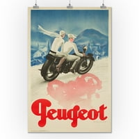 Peugeot Vintage poster Francuska C