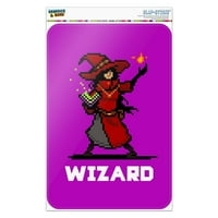 8-bitni piksel Retro Wizard Mage Caster Games RPG Home Business Office