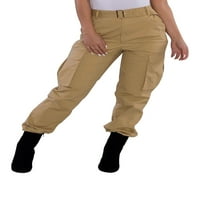 Ženske teretne pantalone hlače čvrste pank labave duge sportske planinarske ulične odjeće hlače seksi