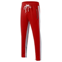 Pedort Muški komunalno korisno jogger hlače casual široke pantalone za noge Golf novi trendovi crveni,