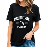 MELBOURNE FLORIDA FL Vintage State Atletic Stil Majica