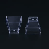 60ml za jednokratnu plastiku porcije za jednokratnu upotrebu Clear Porcija prozirni trapezoidni spremnik