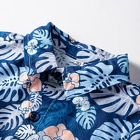 Fattazi Boys Tropical Print Majica Plaža Hlače Dječja odjeća Seaside Putovanja Dječji set