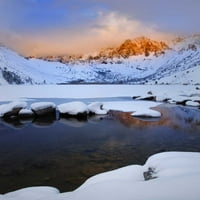 Kalifornija, Sierra Nevada osuđenik jezera, izlazak sunca Flaherty