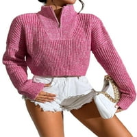 Ženski džemperi Ležerne prilike za okruženja okruženja za okruženja Vruća ružičasta S
