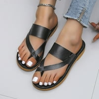 Honeeladyy Summer Sandale za žene Pinch Toe Slip na sandalama Roman Cipele Otvorene posude Ležerne sandale
